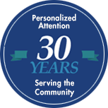 Serving the Community For Over 30 Years Personalized Attention